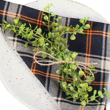 Primitive Fall Plaid Set of Six NK840004 - The Fox Decor